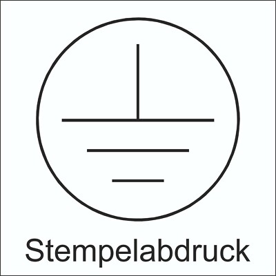 Pickardt Handschlagstempel, Schlagstempel mit Schutzleiterzeichen Pickardt Handschlagstempel, Schlagstempel mit Schutzleiterzeichen