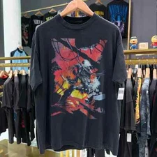 PREDATOR COMIC horror short sleeve black color shirt KV34351 TM ON TREND