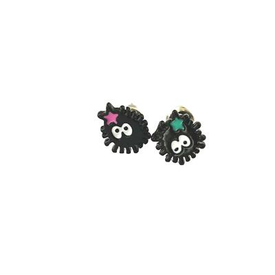 Soot Sprites Fashion Novelty Post Earrings Anime Manga Series with Gift Box