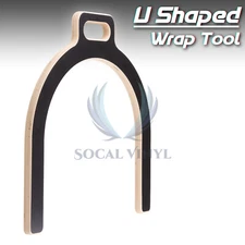 Mirror Shark Antenna 15" U-Shape Car Vinyl Wrap Application Tools Door Handle