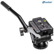 【US Dealer】Leofoto BV-10L (Lever-Release Clamp) Fluid Video Head with Arca Plate