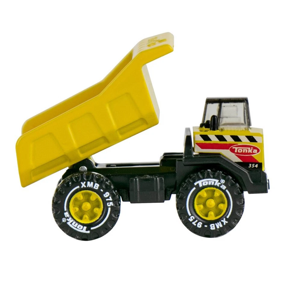 World's Smallest Mini TONKA Mighty Dump Truck Miniature Micro Toy Metal Dump Bed - Image 4 of 4