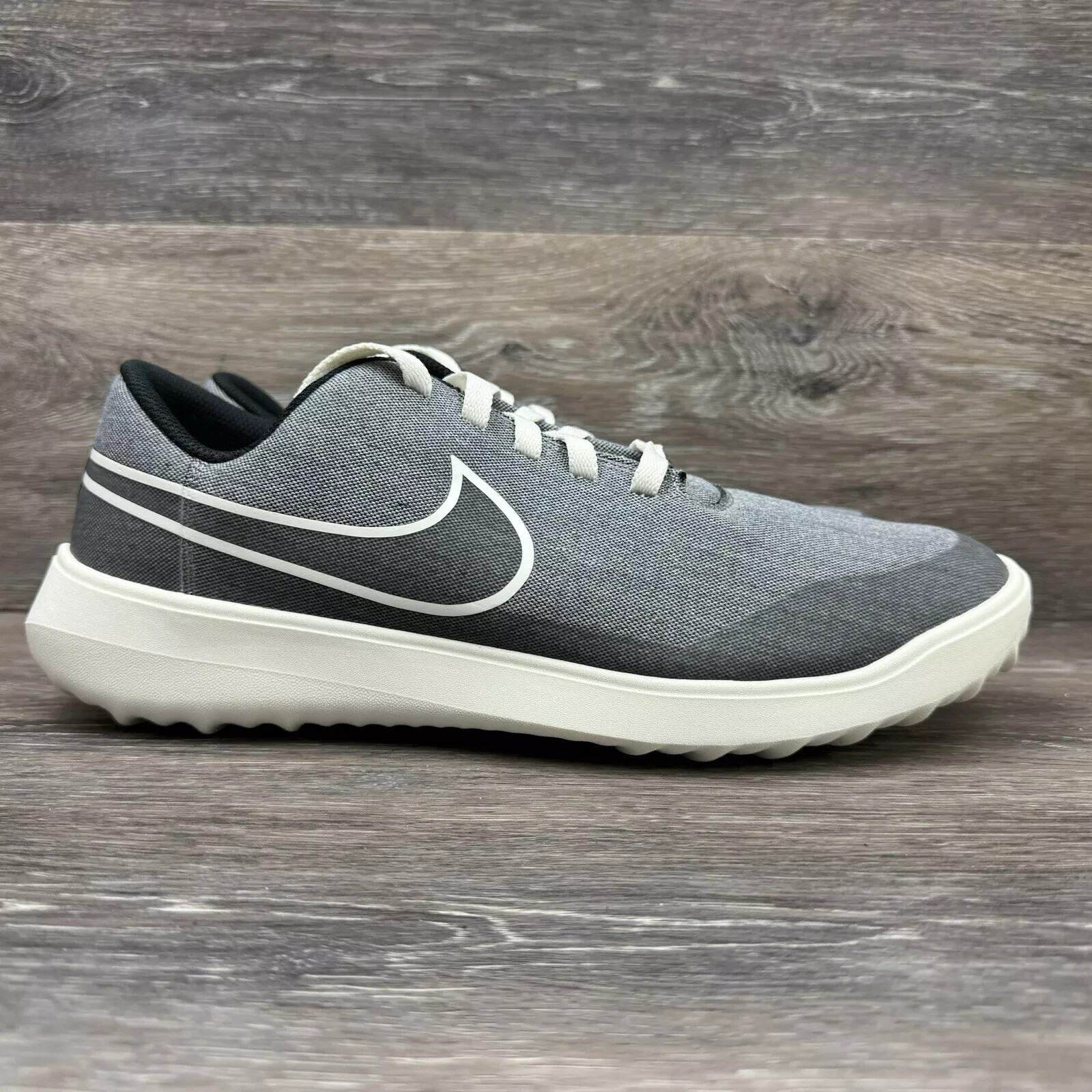 Бутсы для гольфа Nike Victory G Lite NN без шипов DQ6164-001 Серые мужские Размер 8.5