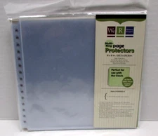 NEW We R Memory Keepers MULTI RING 8X8 Full Page Page Protectors CINCH