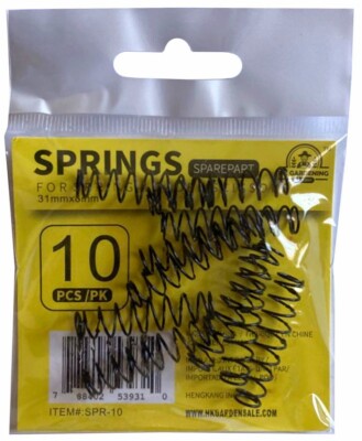 4pks HK Gardening Precision Pruner replacement springs Pack of 10