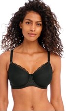 Freya Pure Moulded Nursing Bra Black US 38H UK 38FF NWT AA1581blk Underwire 70