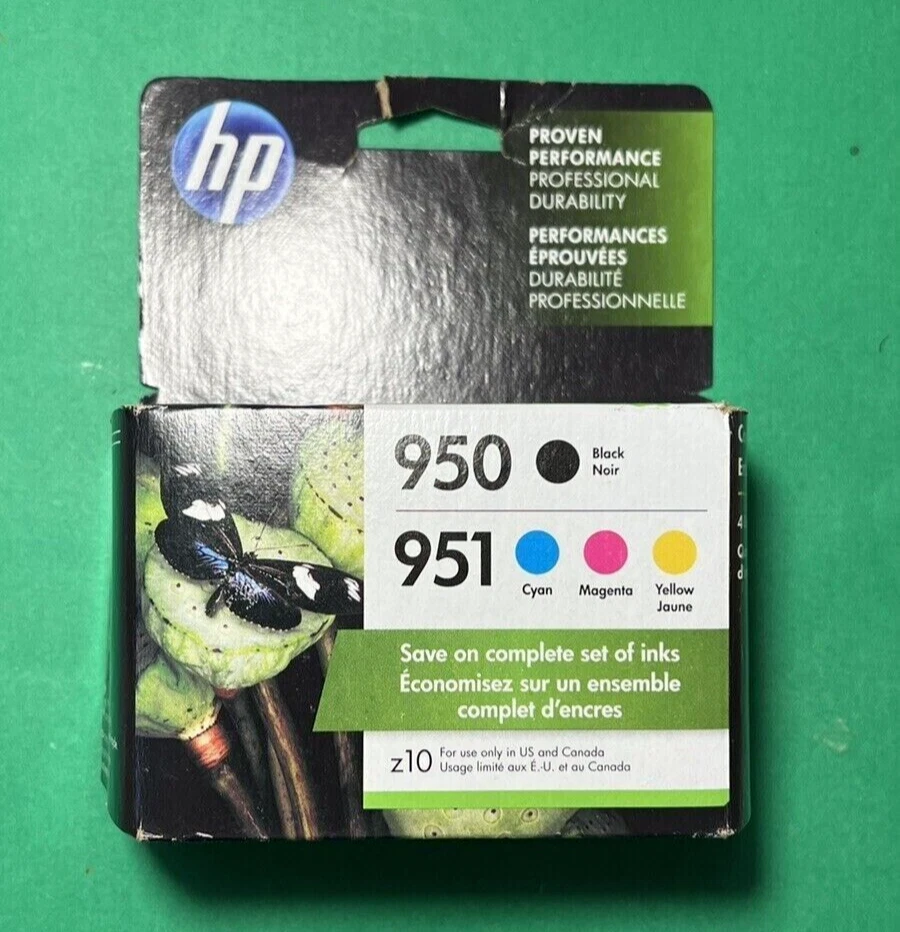 Cartucho de tinta original HP 950/951 B/C-combo-sin caja-tinta OEM-2017-2019 Foto 3 de 4
