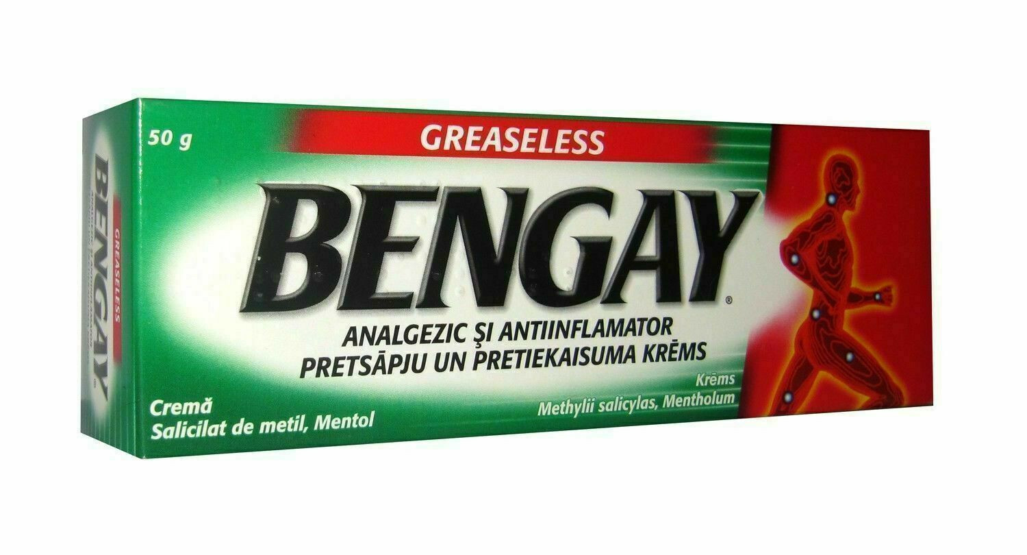 BENGAY OINTMENT PAIN RELIEF 50g MUSCLE JOINT ARTHRITIS BACK PAIN RELIEF