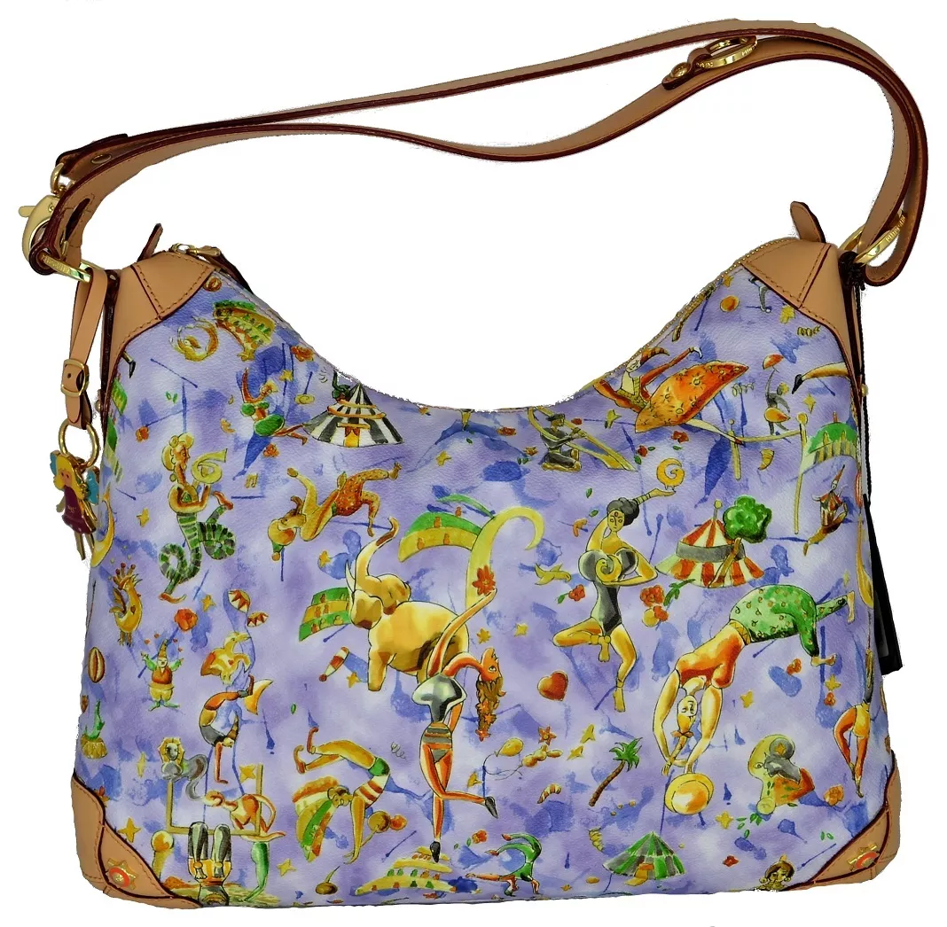 Borsa A Spalla Piero Guidi Barchetta Grande Donna Cielo Cherie Bag Big Woman