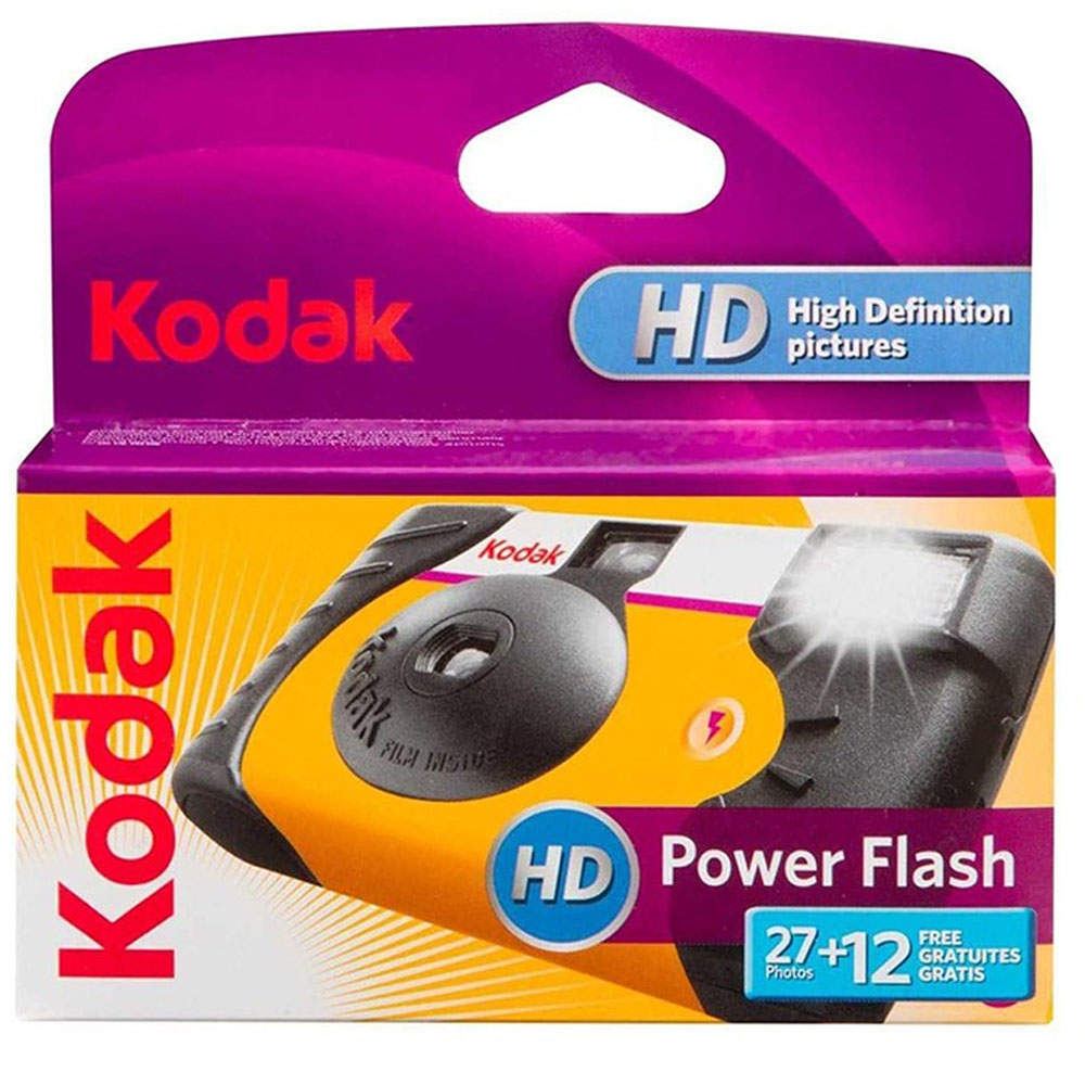 Kodak Power Flash HD Single Use Camera 39 Exposures