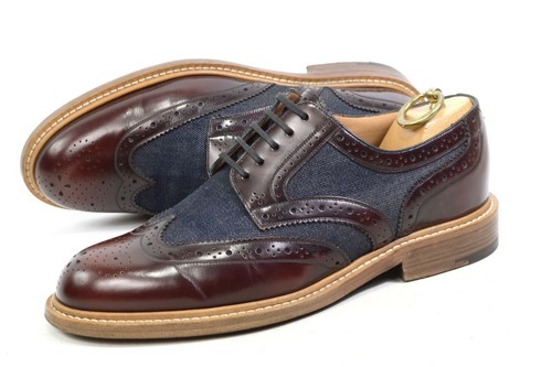 LOUIS VUITTON wingtip brogues Made in 