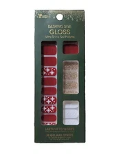 Dashing Diva Gloss Ultra Shine Gel Nail Strips - Holiday Affair