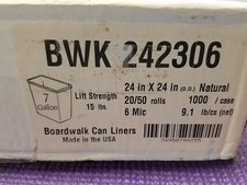 BWK 242306 Boardwalk High-Density Can Liners -- 8-10 Gallons, 50/roll