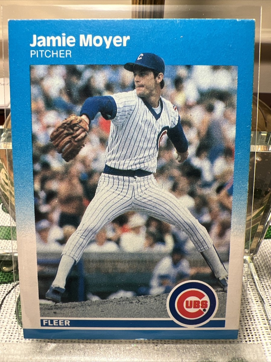 1987 Fleer #570 Jamie Moyer - Rookie Card - Chicago Cubs | eBay