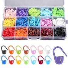300 Pcs Colorful Crochet Stitch Markers Crochet Clips Knitting Sewing Markers