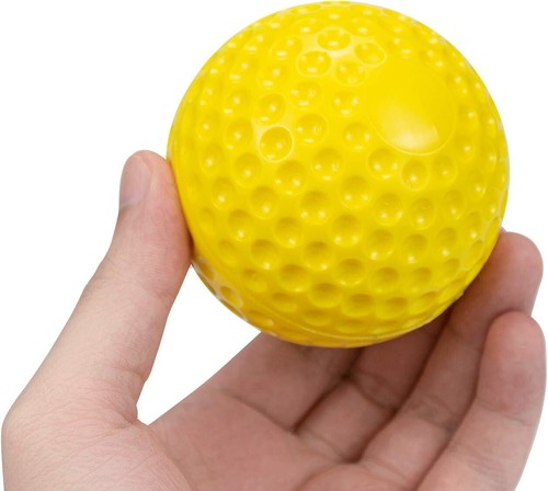 12 Pack Green Dimpled Baseballs, 9-Inch Pitching Machine Baseballs for Hand-Eye - Picture 4 of 4