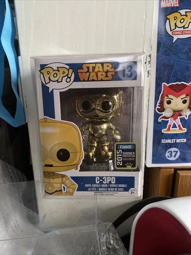 Funko Pop Star Wars 13 C-3P0 Metallic 2015 Summer Convention Exclusive