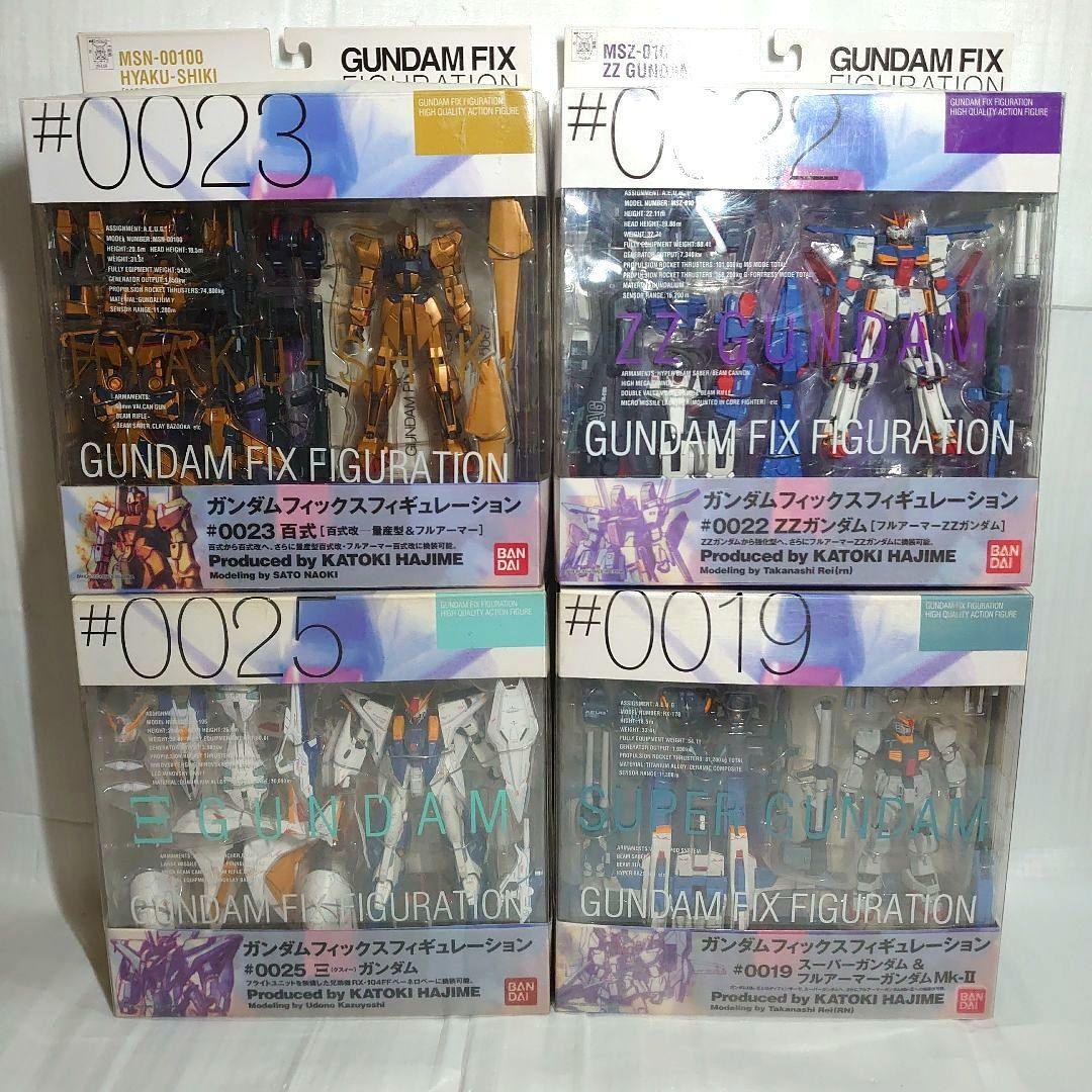 Mobile Suit Gundam Figure lot set 4 Bandai Hyakushiki ZZ Gundam MK-Ⅱ  character | eBay