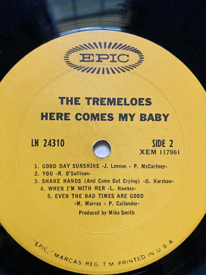 THE TREMELOES - Here Comes My Baby VINYL LP 1967 MONO VG+&frasl;VG+ | eBay