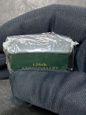 Zippo Lucky Strike 125th Anniversary Silver One Sided Processing