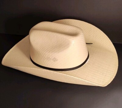 Cowboy Hat Twister Hats Western Woven Stiff Straw Hat Vented Kid