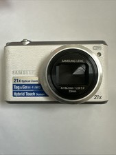Samsung WB350F Digital Compact Camera White 16.3MP 21x Zoom
