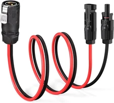 ✅ NEW - 10AWG 2-Pin Industrial Power Connector to Solar Adapter 2FT RV Panel