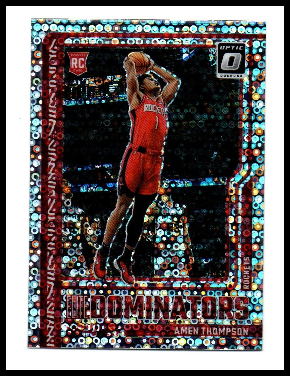 2023-24 Donruss Optic #15 Amen Thompson Elite Dominators Holo Fast Break