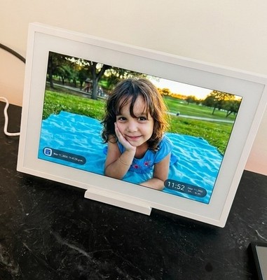 eCalendar 10.1-inch HD Touchscreen Display - Digital Wall Calendar with App Sync