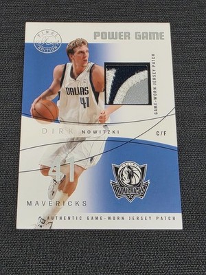 2003-04 Flair Final Edition Hot Numbers Jerseys Dirk Nowitzki: Mavericks /125