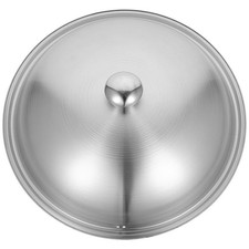 Stainless Steel Pot Lid Pan Top Cover Dome for Pans Work Universal