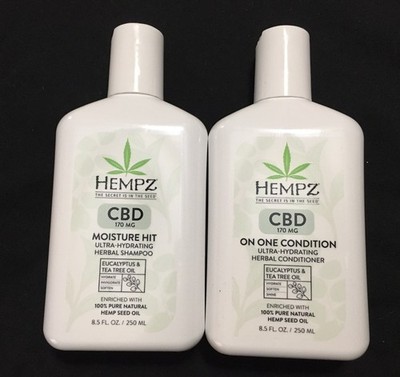 TOKYOHEMPCONNECTION HEMPパイプタンクトップ　7枚セット Hempz Moisture Hit Shampoo & On One Condition Conditioner 8.5 fl