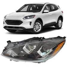 Left Halogen Headlight Headlamp Assembly For Ford Escape SE/SEL 2020-2022 2023