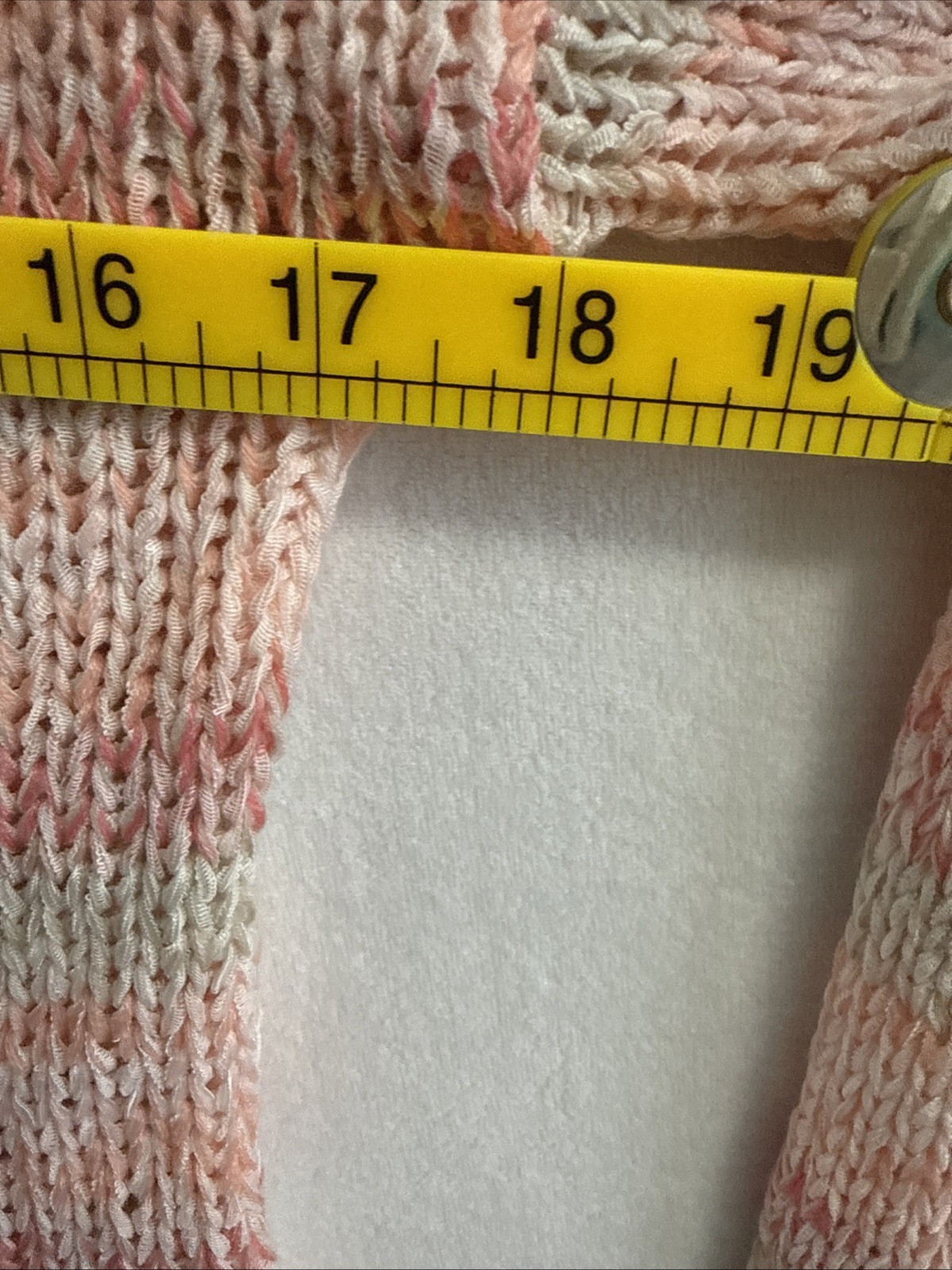 Carolyn Taylor Pink Multicolor Knit Long Sleeve Pullover Sweater Small Cozy image 6