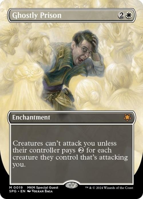 MTG English Ghostly Prison (Borderless) NM Normal Special Guests