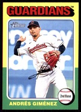Andrés Giménez 2024 Topps Heritage -  #360 Guardians MLB