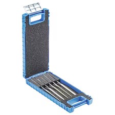 Pferd 4012 5-1/2" Diamond Needle File Set - 5 Pieces, Coarse Cut