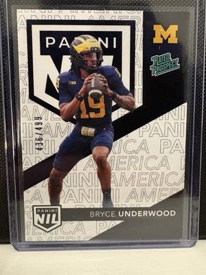 #ad 2025 Panini The National Silver Pack NIL Rated Prospect Bryce Underwood 499 HD $13.99