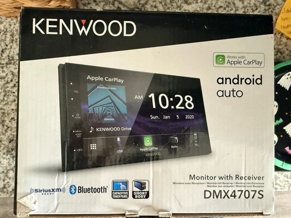 Kenwood DMX4707S 6,8” Pantalla táctil con CarPlay + Android Auto Foto 2 de 4
