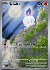 Litwick Illustration Rare SV: White Flare 101/086 NM