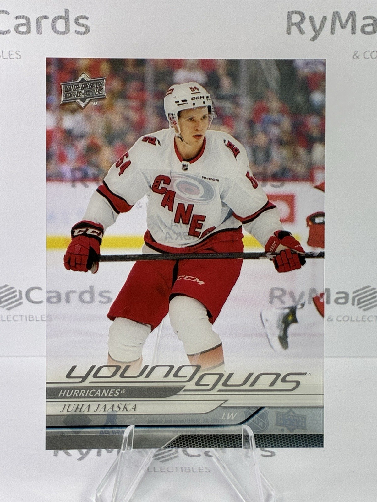 Juha Jaaska RC 2024-25 Upper Deck Extended Young Guns #718 Clear Cut Hurricanes