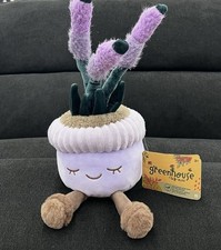 ULTRA RARE Greenhouse by Russ 12 inch Lilac Orchid Lavender Potted plant Plush