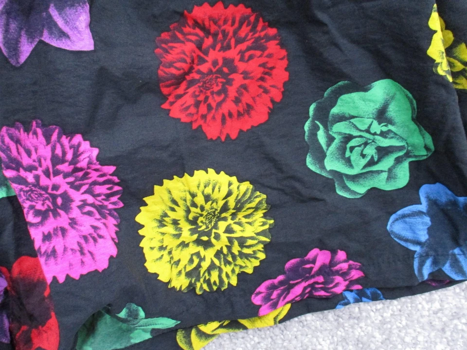 Jams World Shorts Mens Large Black Floral Hawaiian Swim Trunks Mesh Lined M915 - Image 2 of 4