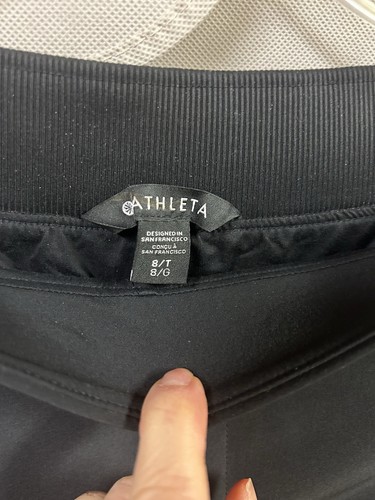 NWT Athleta Brooklyn Lined Pants Black Size 8T - Picture 7 of 12