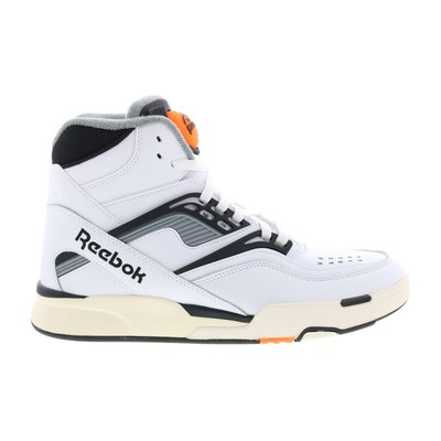 Reebok Pump TZ Mens White Leather Lace Up Lifestyle Sneakers Shoes 9