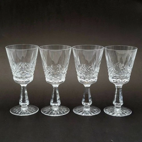 Set 4 Waterford Crystal Kenmare 6” Wine Glass Vintage IRELAND Rare Discontinued