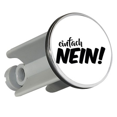 Waschbeckenstöpsel Einfach Nein Schriftzug Geschenkidee Einfach Nein Geschenk Pr