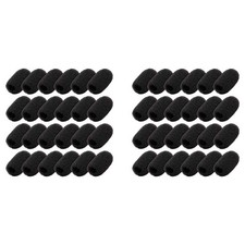48Pack Foam Windscreen Lapel Headset Microphone Sponge Foam Cover Shield 6640