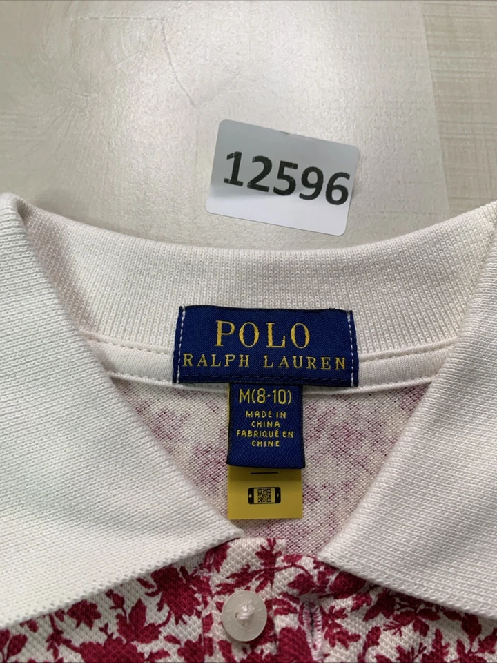 Polo Ralph Lauren Vintage Style Floral Print Polo Dress Girls 8/10 NWT-12596 - Image 3 of 4