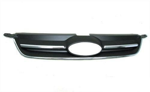 Fits Ford C-Max 2010-2015 Front Grille Mat-Dark Gray With Chrome Moulding